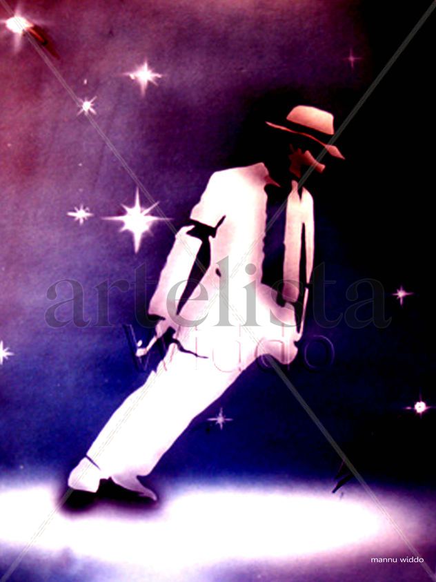 MICHAEL JACKSON - INGRAVITY   (REPRODUCCION LIENZO/BASTIDOR)