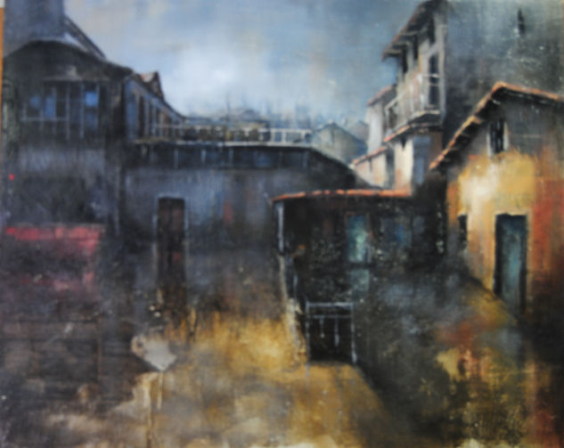 contraste industrial Oil Canvas Landscaping