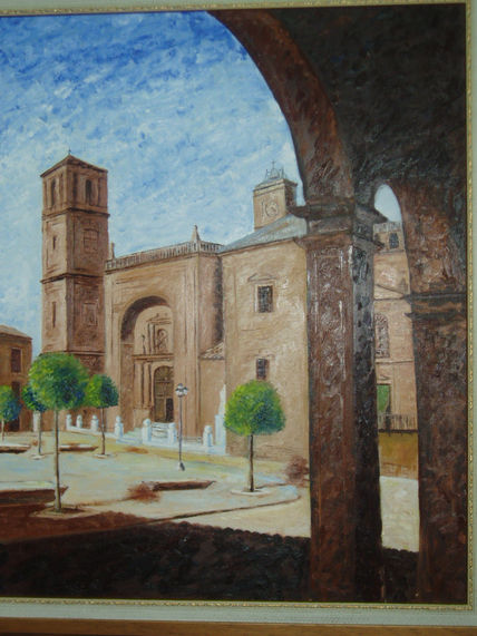 La plaza desde los...