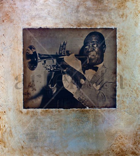 Retrato Louis Armstrong 