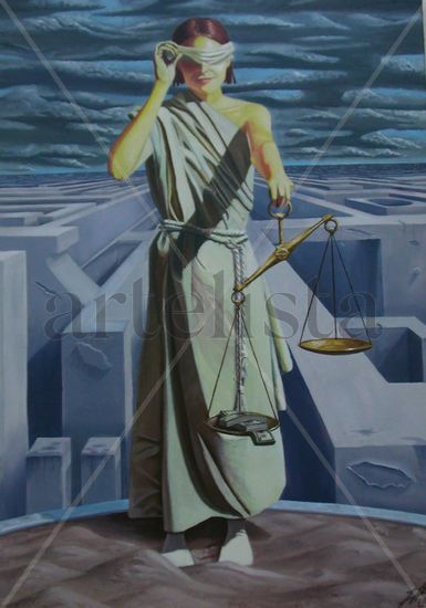 la justicia Oil Canvas Others