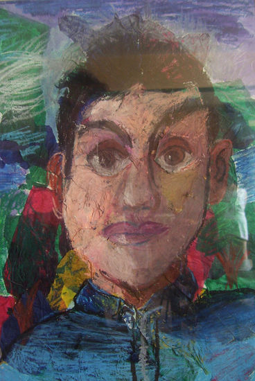 Autoretrato Pastel Card Portrait