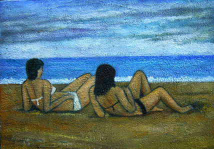 Banystes a la platja