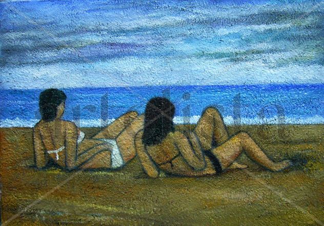 Banystes a la platja