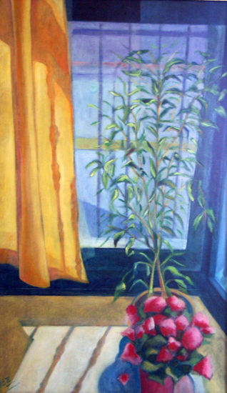 Ventana de Madrid Oil Canvas Landscaping