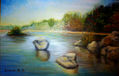 piedras en el río