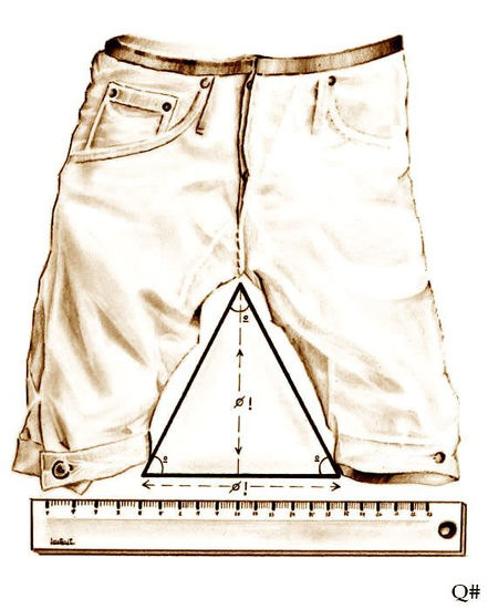 "TRIANGULO DE LAS BERMUDAS" Lápiz