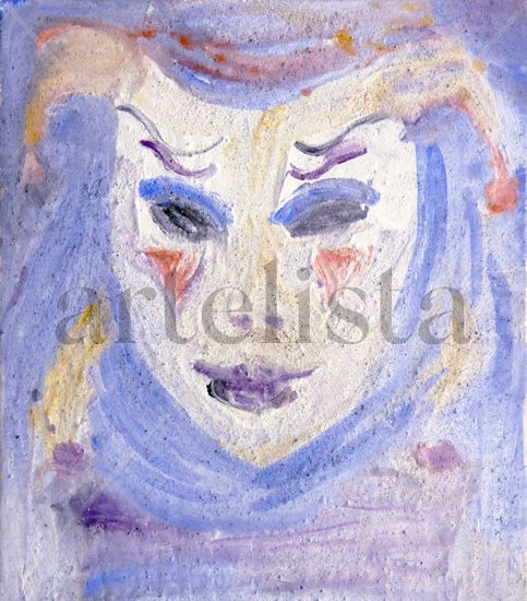 Jester Media Mixta Lienzo Figura