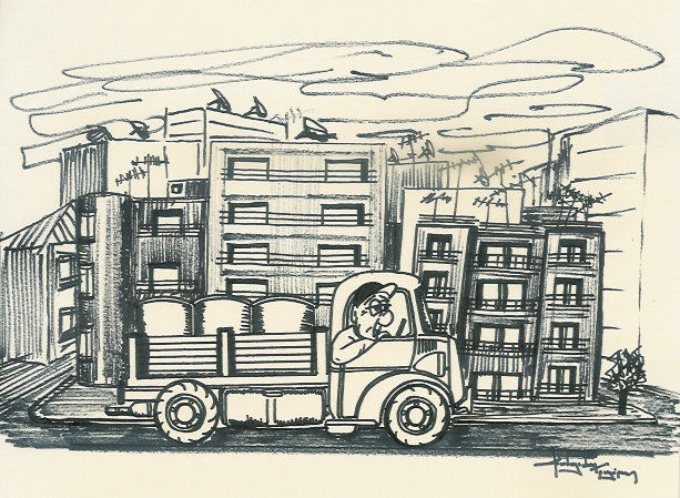 sketch / small lorry