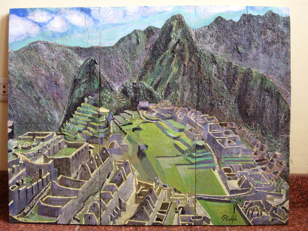 Machu Picchu Oil Canvas Landscaping