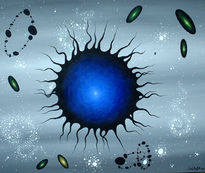 The blue sun