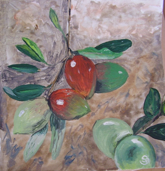 Olivas Acrylic Paper Still Life Paintings