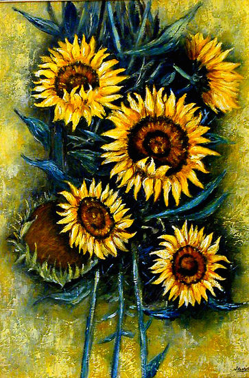 Flores Oil Canvas Floral Painting