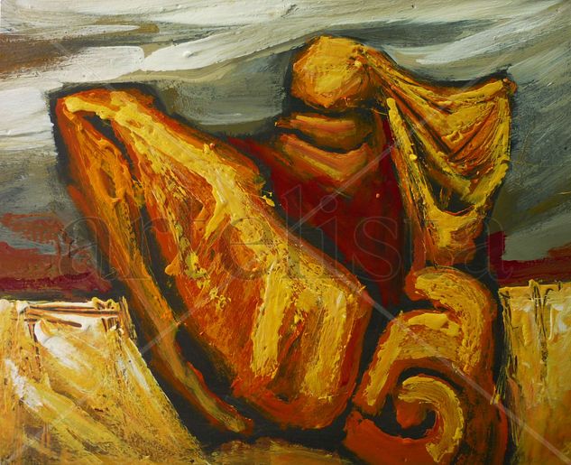 FORTALEZA Industrial Panel Figure Painting