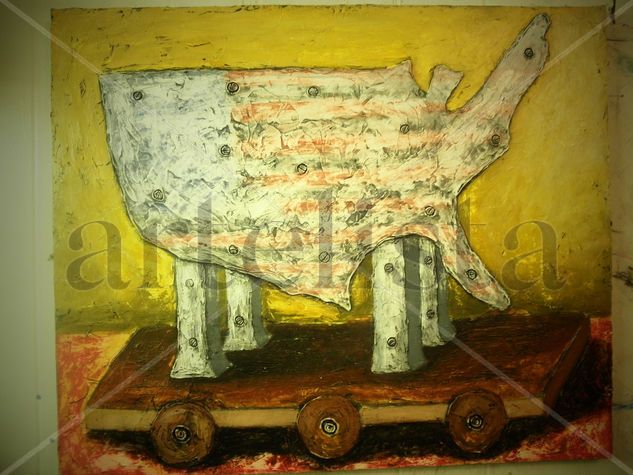 "El caballo de Troya" 2011 Acrylic Canvas Others