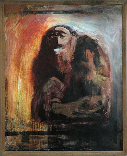 OGRO Oil Canvas Figure Painting