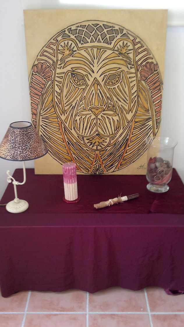 MANDALA ANIMAL LEOPARDO