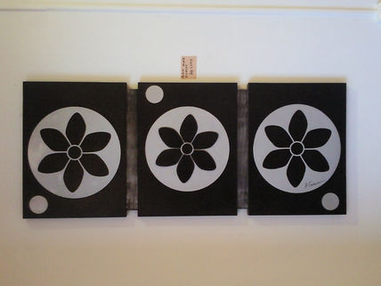 Triptico floral...