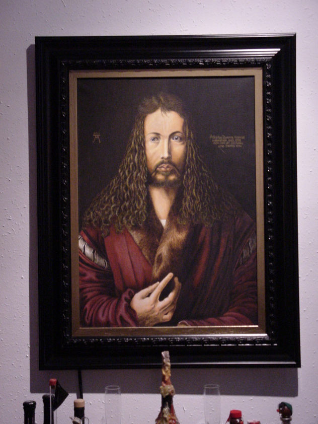 autorretrato de Durero con pelliza-Pinakoteca Munich