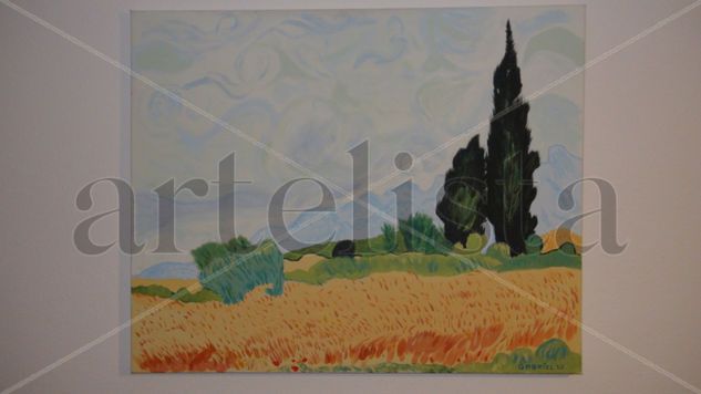 Campo de Ibiza Acrylic Canvas Landscaping