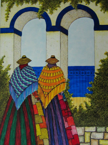 Mujeres y Balconada
