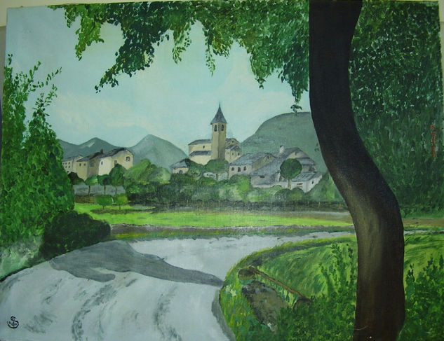 Alt Aneu Oil Canvas Landscaping