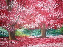 Scarlet trees