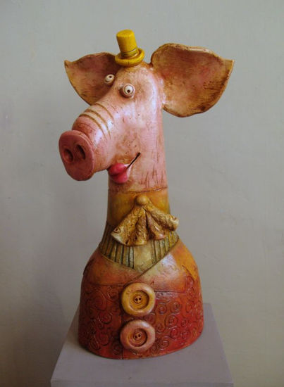 Pig...son Carving Figurative