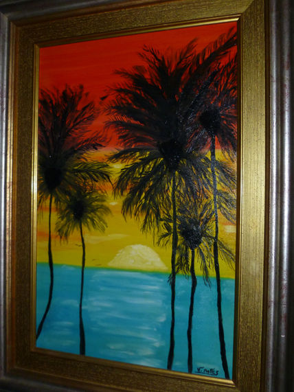 Las  palmeras , marina