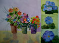 composición con flores