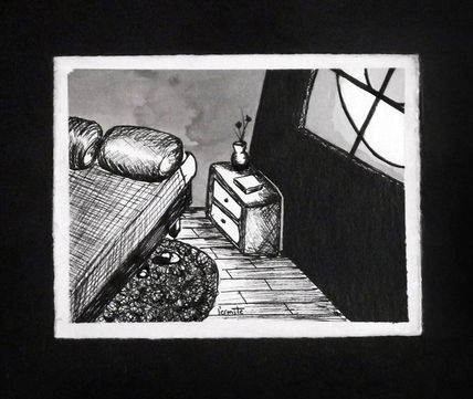Habitación y luna