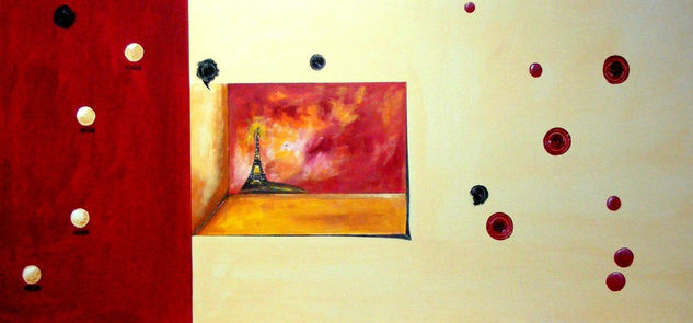 Torre Eiffel Acrylic Canvas Others