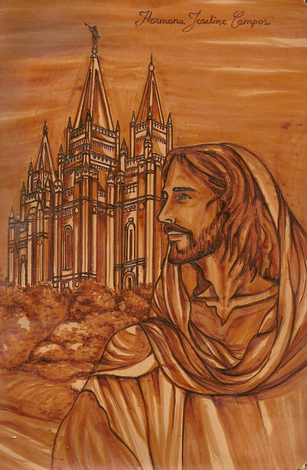 Mirando hacia el Templo