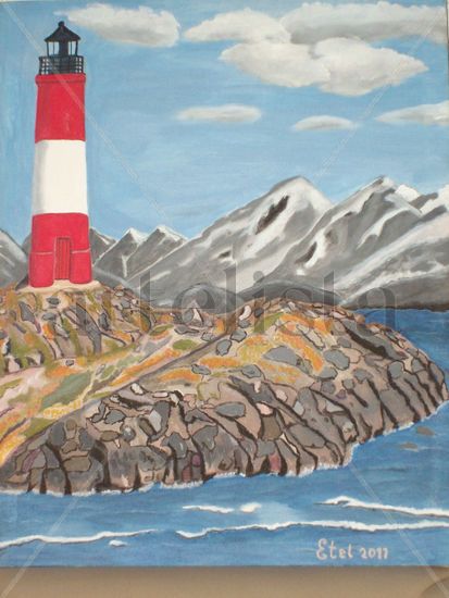 El faro II Acrylic Canvas Landscaping