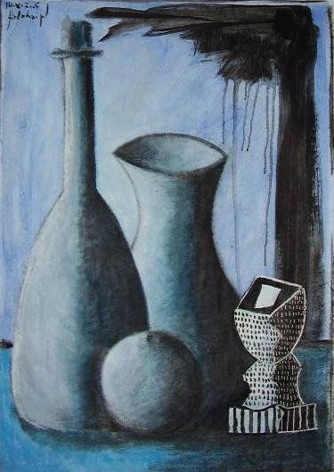bodegon azul