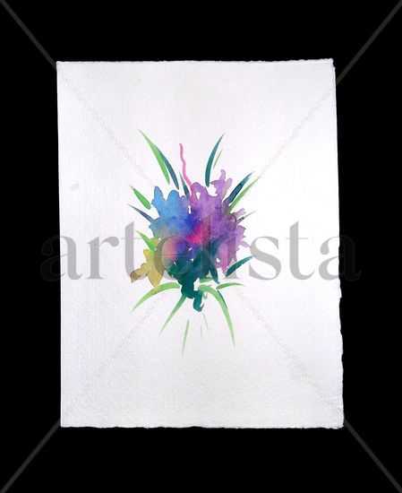 Musgo Watercolour Paper Floral Painting