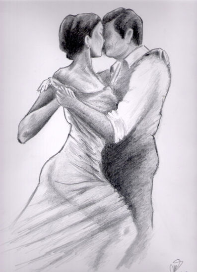 Bailando tango Lápiz