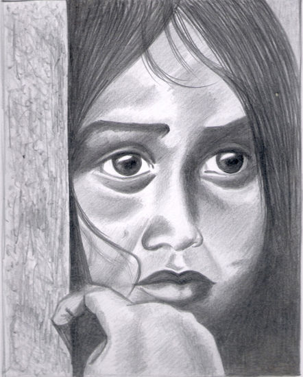 Niña pensativa Pencil