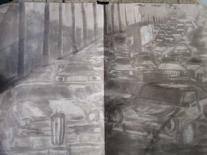 Carretera y coches