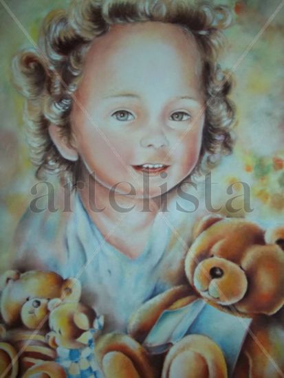 Infancia Oil Canvas Portrait