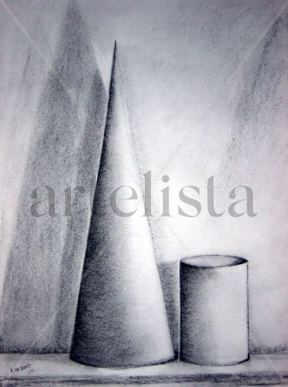 Primer dibujo de estudio Charcoal