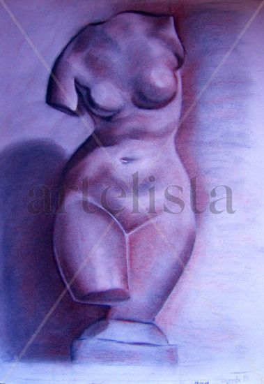 Estudio - torso femenino Sanguina