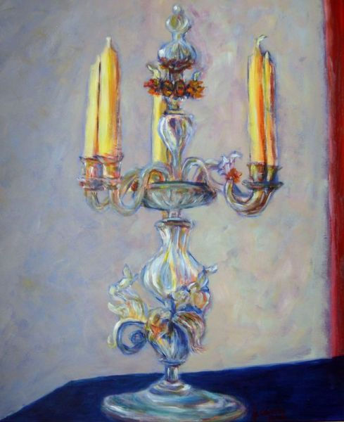 candelabro de cristal