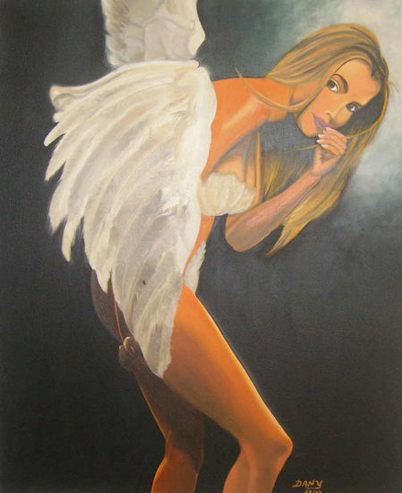 El Angel Oil Canvas Portrait