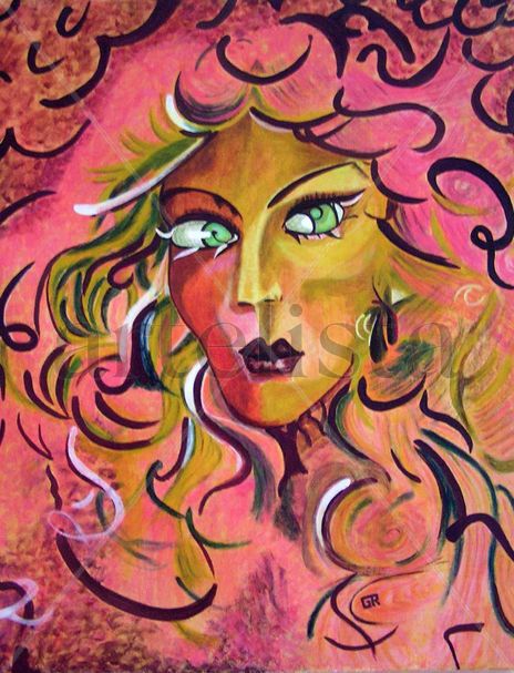 Mujer rosa
