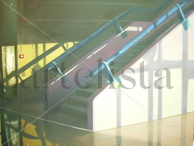 Stairs Oil Textile Landscaping