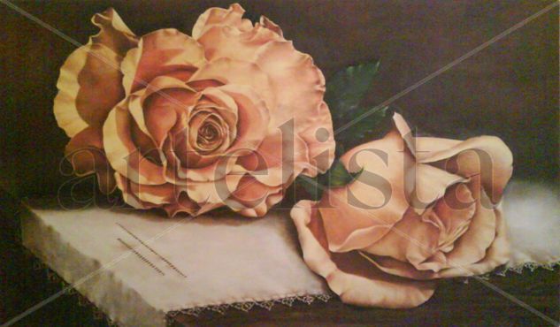 Amistad Oil Canvas Floral Painting