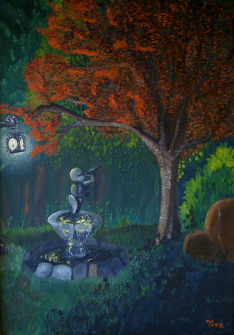 Noche en el parque