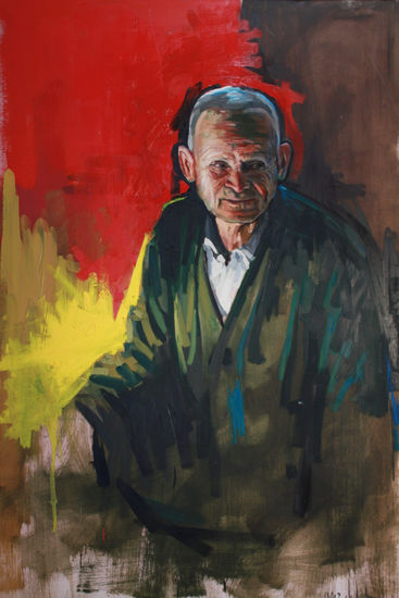 Abuelo Oil Canvas Portrait