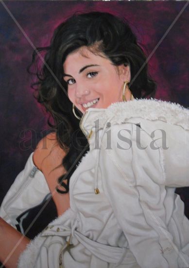 Belleza Natural Oil Textile Portrait